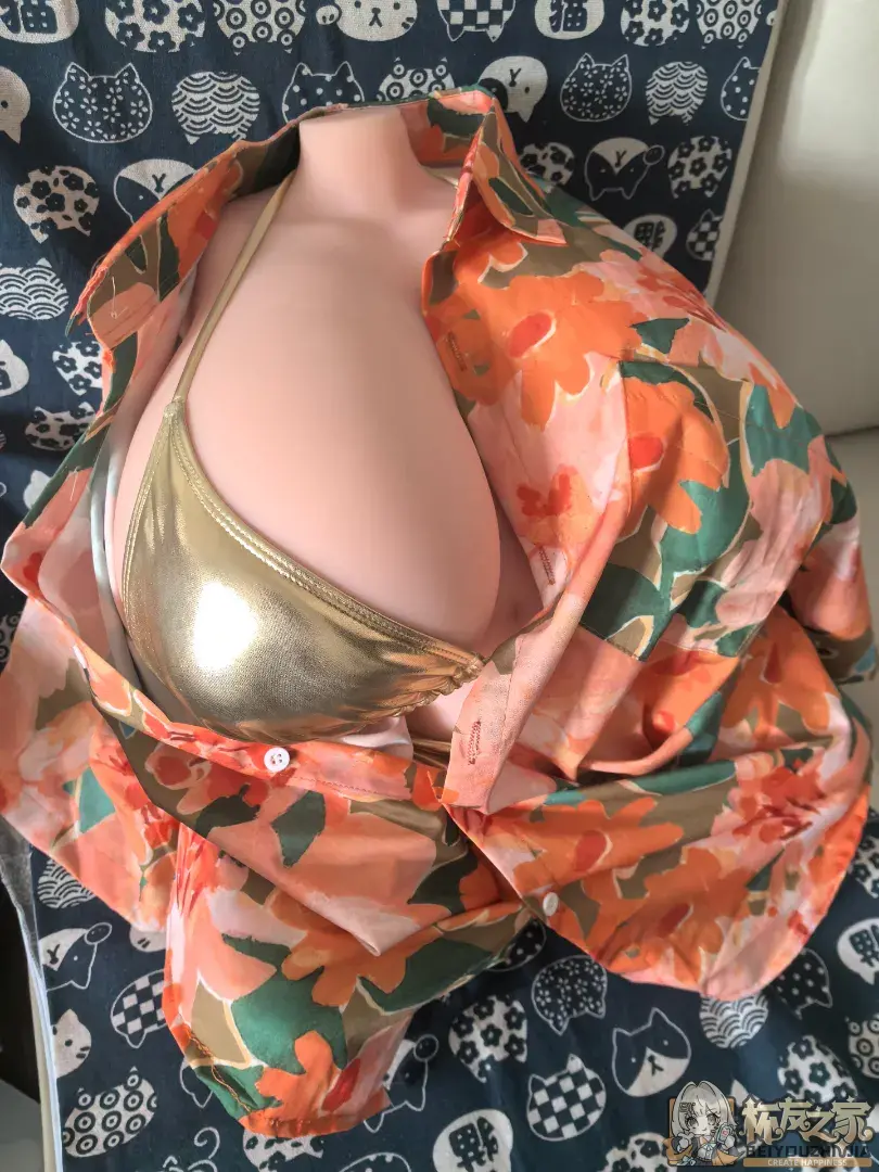 【金秋小鬼魔皇装扮大赛】夏威夷衬衫＋金色比基尼 - 细节实拍图 1