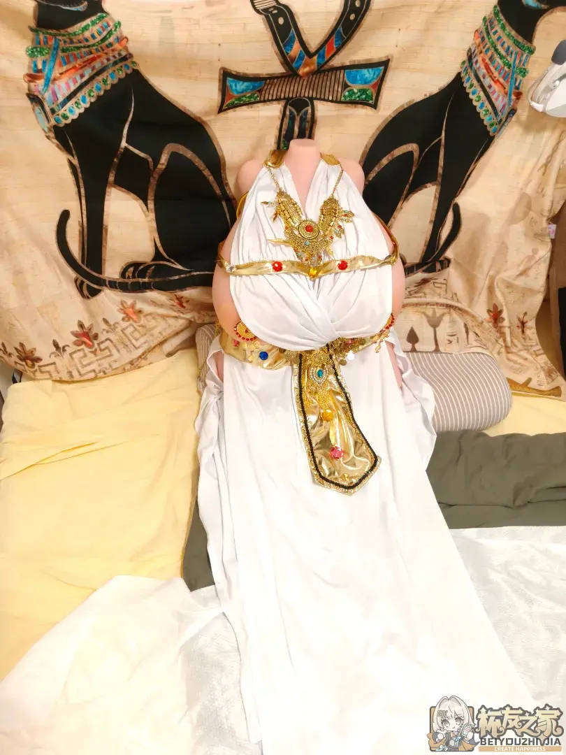 【金秋小鬼魔皇装扮大赛】埃及猫cos  金光闪闪的埃及艳后 - 细节实拍图 2